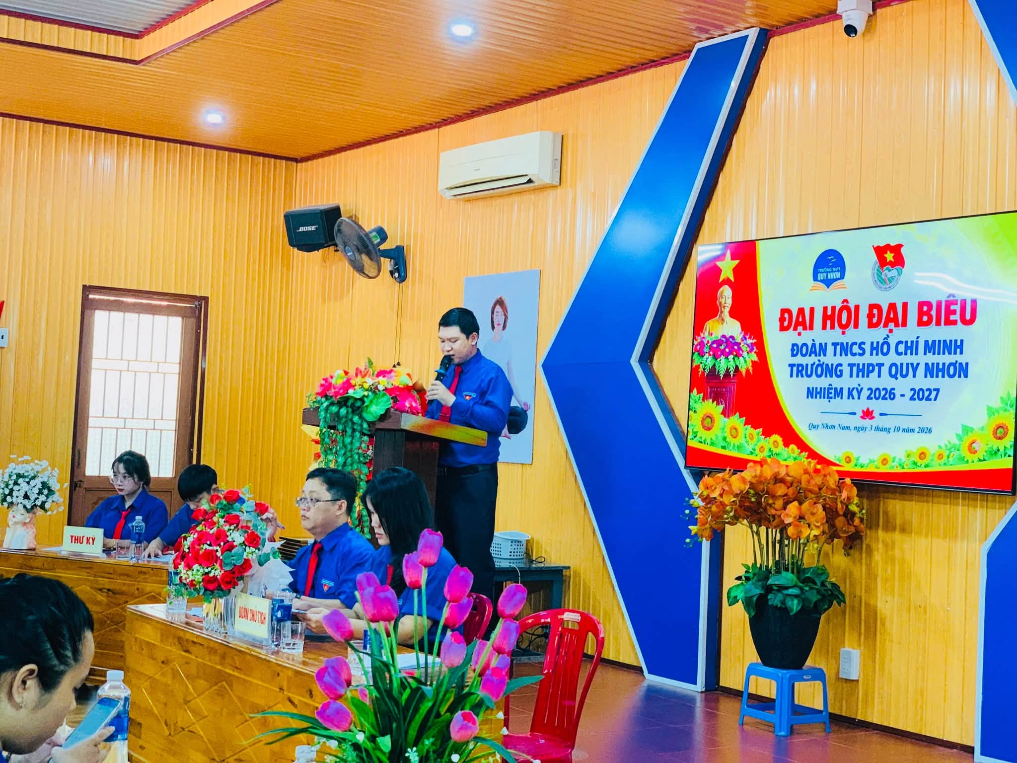 Đại hội đại biểu Đoàn trường THPT Quy Nhơn nhiệm kỳ 2026 - 2027 (ảnh 3)