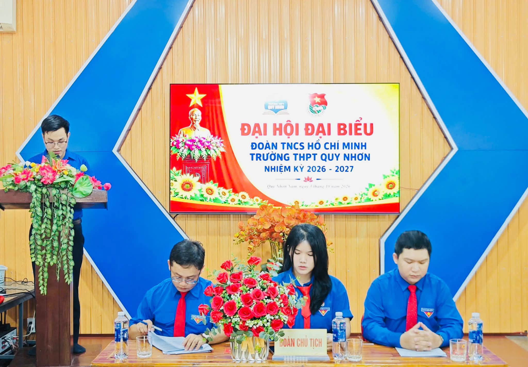 Đại hội đại biểu Đoàn trường THPT Quy Nhơn nhiệm kỳ 2026 - 2027 (ảnh 11)